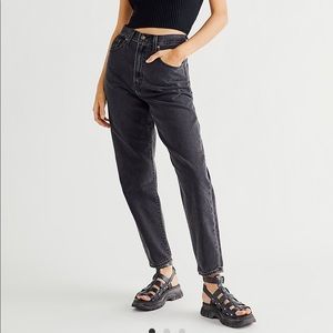 Free People Levi High Loose Taper Jeans
